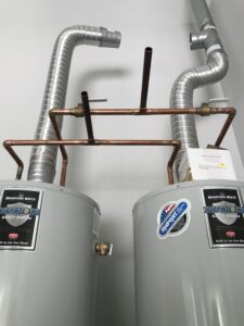 traditional dual water heater installation by expert trusted local pro