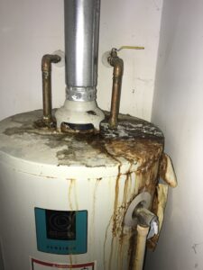 leaking water heater repair and replacement by licensed plumber in charlotte and waxhaw